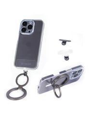project-cb Phone Metal Tether Tab, Lanyard Patch, Phone Stand Key Ring, Ring Holder, Strap Tab