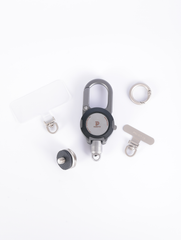 Project-cb Retractable Reel with Phone Tether Tabs, Magnetic Aluminum Cord Reel for Phone & Pocket 3