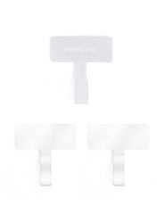 project-cb Phone Tether Tab 3,Finger ring Patch, Phone Key Ring, Clear Tab for Lanyard, Strap Patch